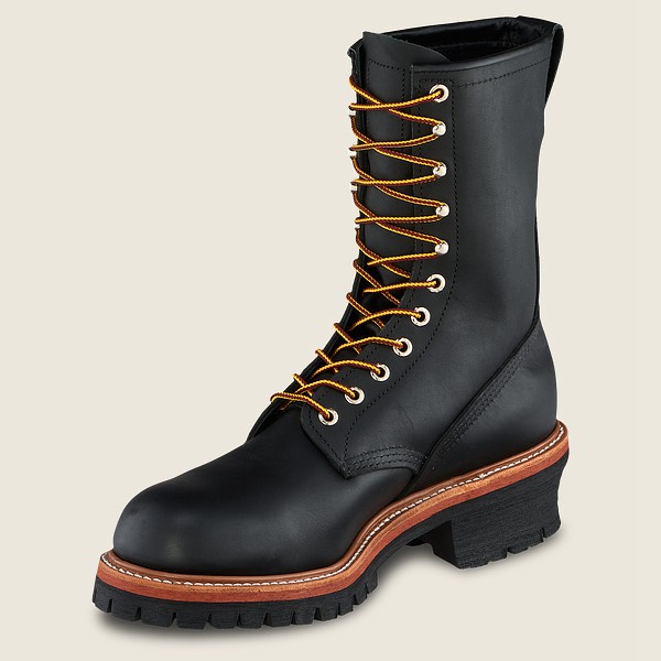 Safety Støvler Herre - Red Wing Loggermax - 9-Inch Toe - Made To Order - Sort - WRINCP-624